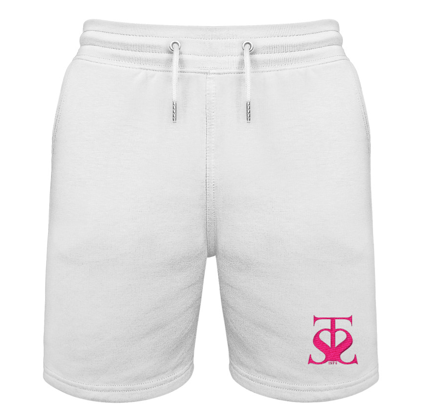 Lovely24/7 Sweat-Shorts pink-bestickt